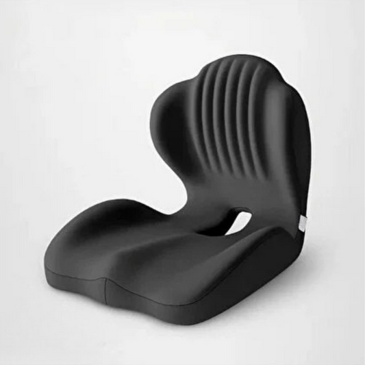 Pillowen Ergonomik Ofis ve Araç Oturma Yastığı Visko Ortopedik Sırt Destek Minderi