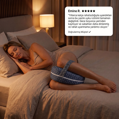Pillowen Ortopedik Bacak Arası Yastığı — Yan Yatış Destek Minderi