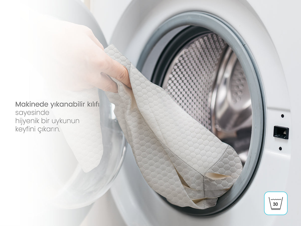 Pillowen Ergonomik Boyun Destek Yastığı | Boyun Ağrısı,Cilt Dostu Uyku Deneyimi